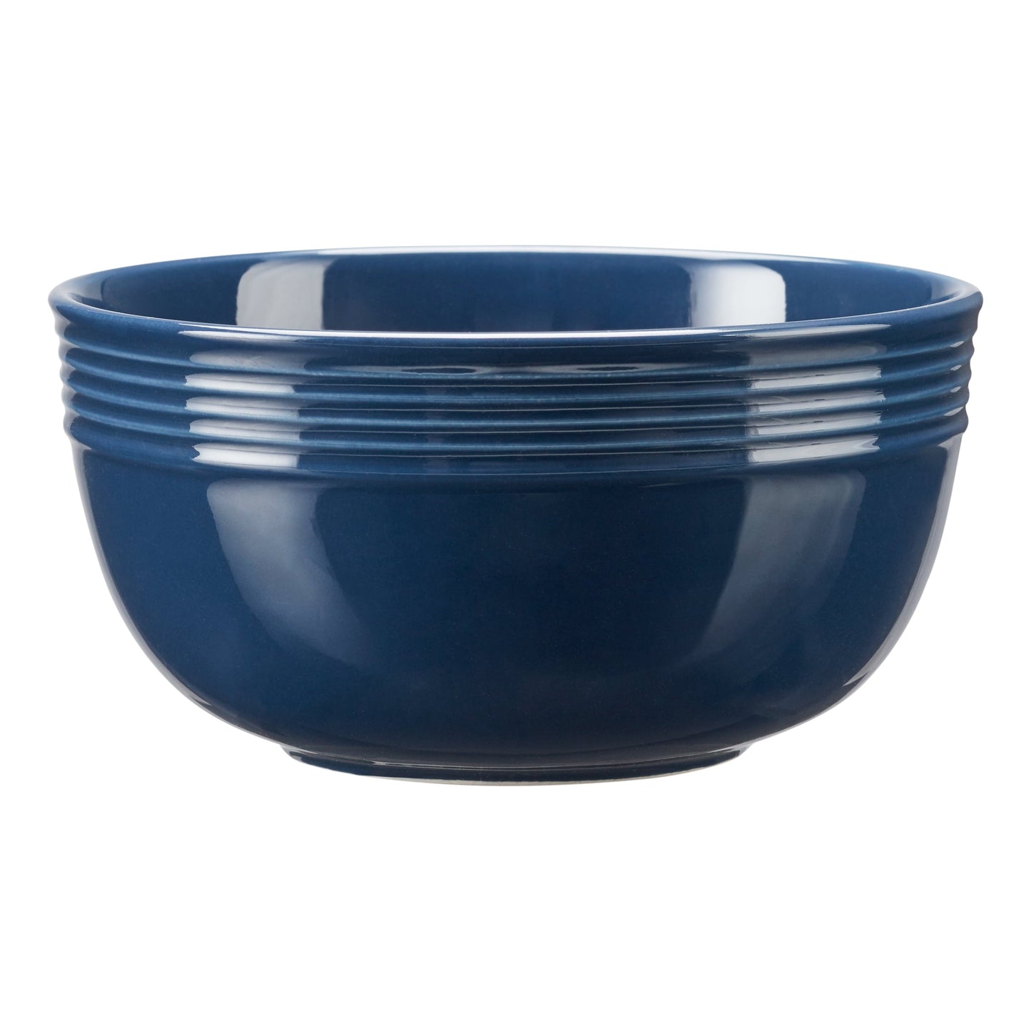 3 Pack Stoneware round Navy Blue Bowls