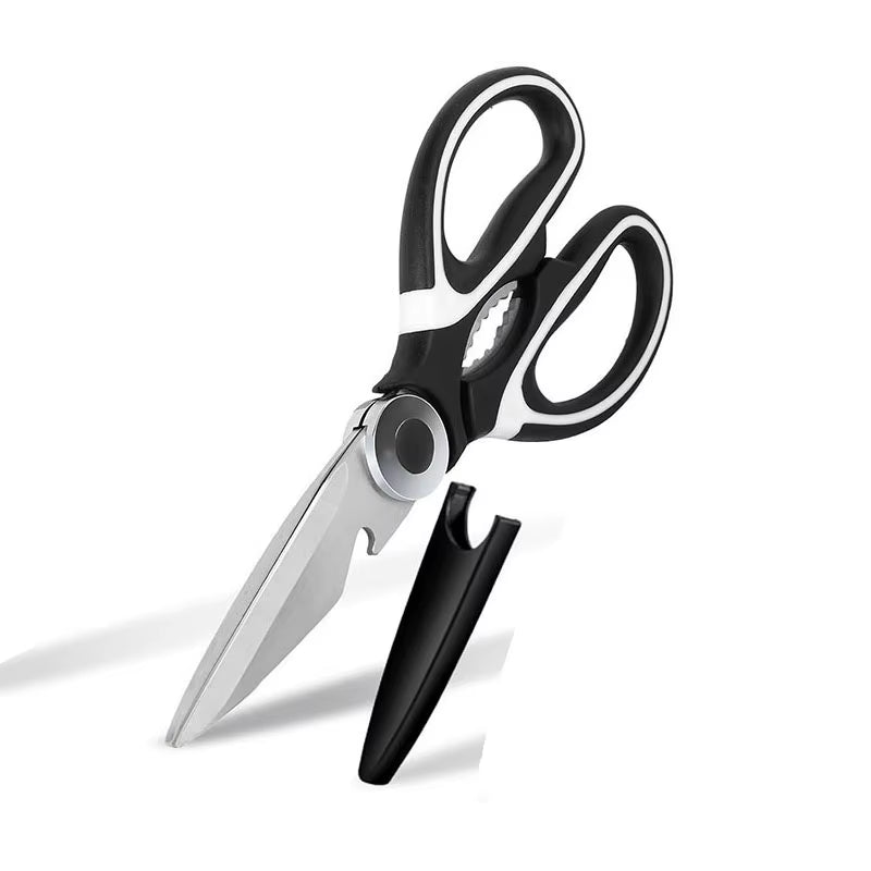 Sharp Kitchen Shears Kitchen Scissors with Cover Heavy Duty Stainless Steel Multipurpose Scissors for Chicken Poultry Fish Meat