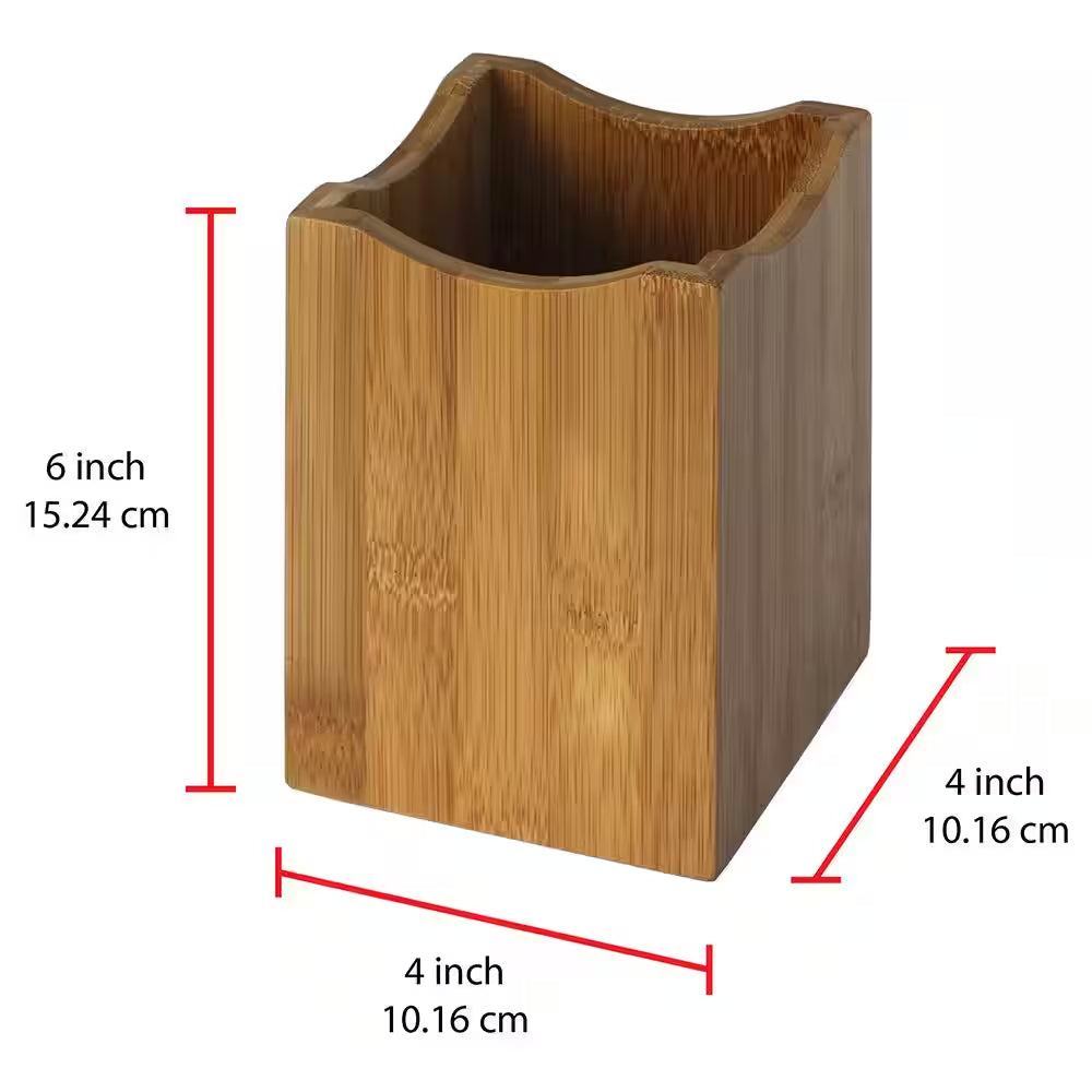 Bamboo Utensil Holder